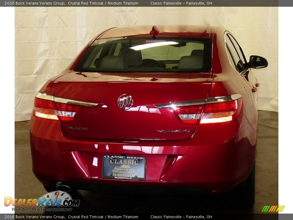 2016 Buick Verano Verano Group Crystal Red Tintcoat / Medium Titanium Photo #3