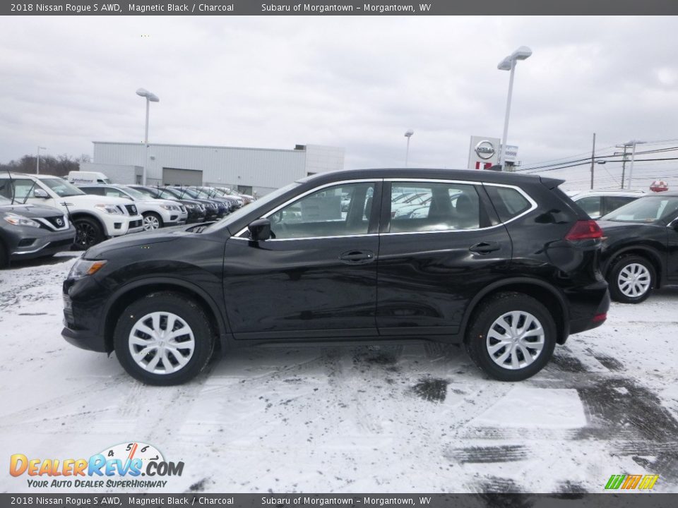 2018 Nissan Rogue S AWD Magnetic Black / Charcoal Photo #10