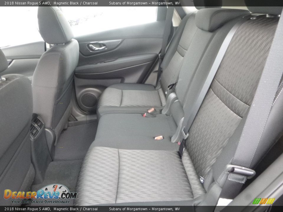 2018 Nissan Rogue S AWD Magnetic Black / Charcoal Photo #13