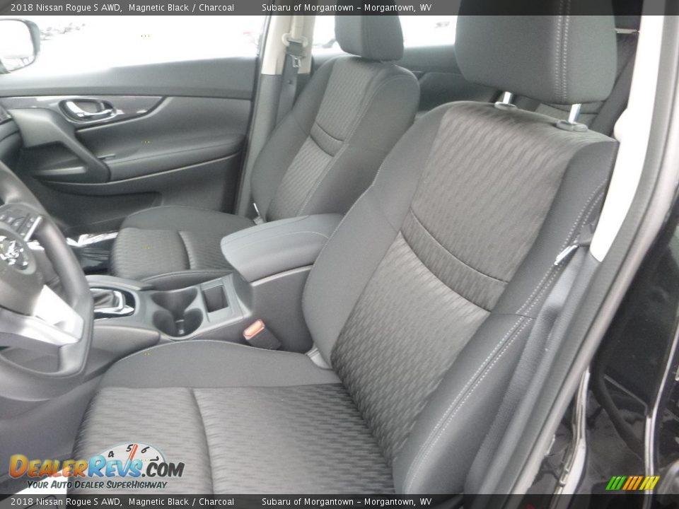 2018 Nissan Rogue S AWD Magnetic Black / Charcoal Photo #15
