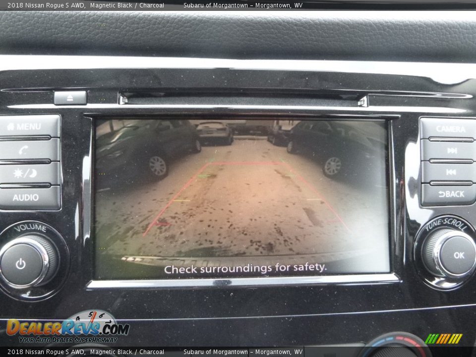 2018 Nissan Rogue S AWD Magnetic Black / Charcoal Photo #18