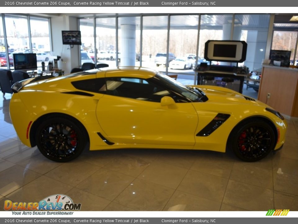 2016 Chevrolet Corvette Z06 Coupe Corvette Racing Yellow Tintcoat / Jet Black Photo #2