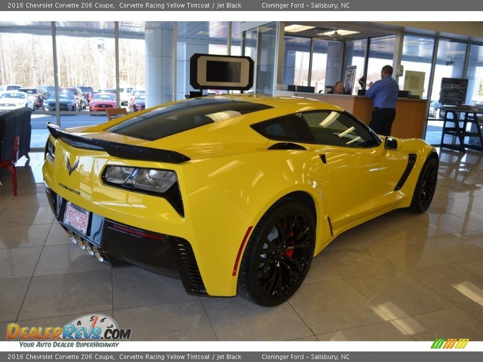 2016 Chevrolet Corvette Z06 Coupe Corvette Racing Yellow Tintcoat / Jet Black Photo #3