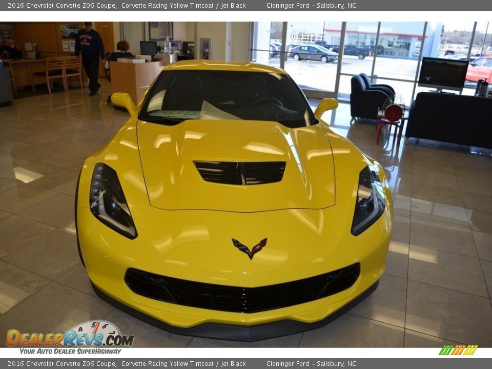 2016 Chevrolet Corvette Z06 Coupe Corvette Racing Yellow Tintcoat / Jet Black Photo #6