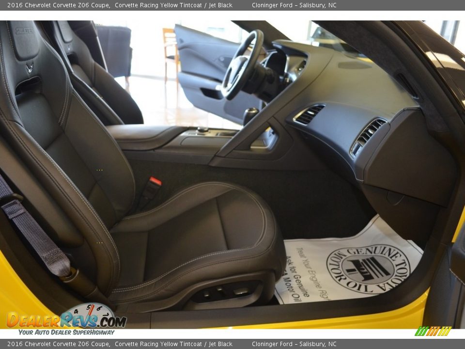 2016 Chevrolet Corvette Z06 Coupe Corvette Racing Yellow Tintcoat / Jet Black Photo #14