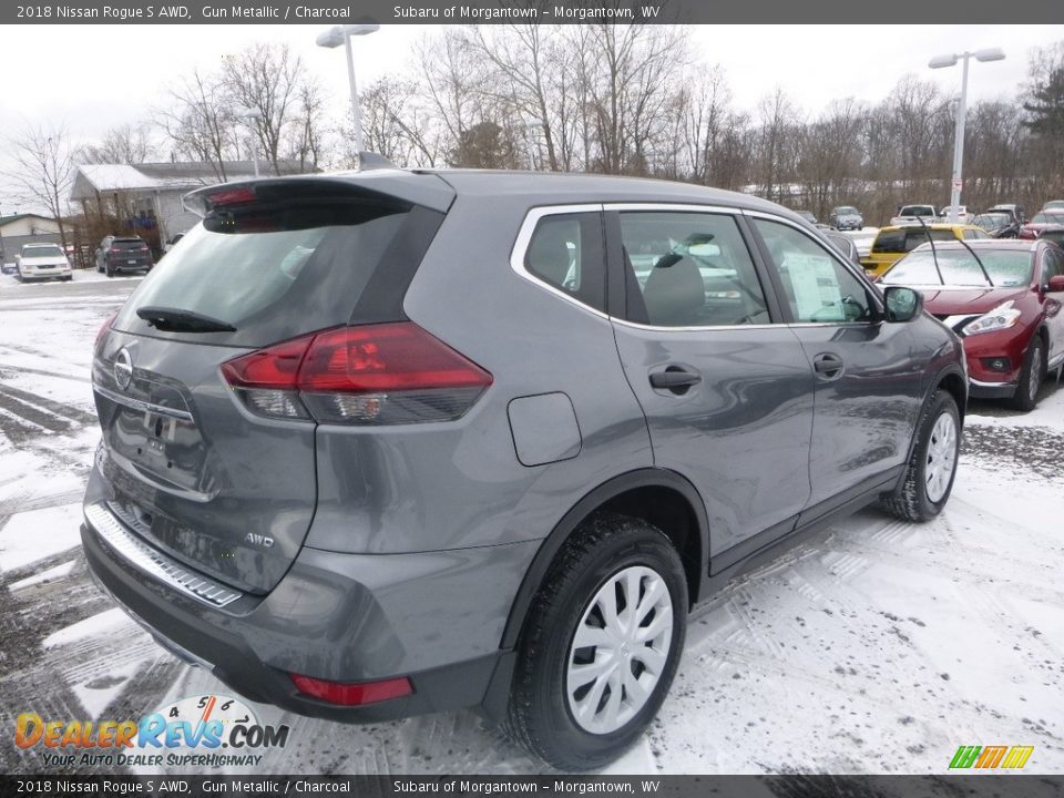 2018 Nissan Rogue S AWD Gun Metallic / Charcoal Photo #4