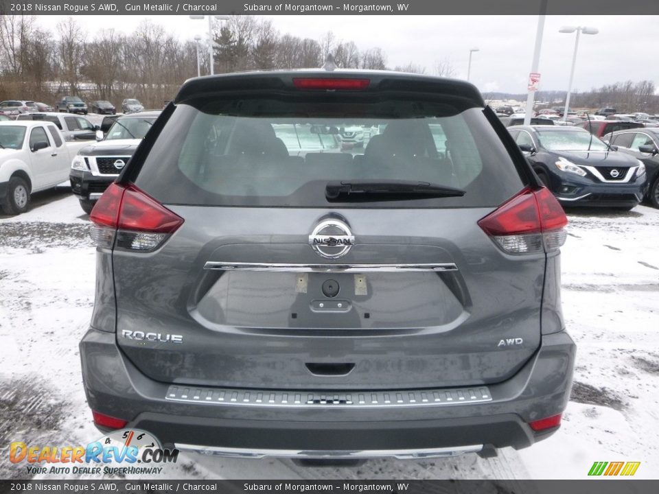 2018 Nissan Rogue S AWD Gun Metallic / Charcoal Photo #5
