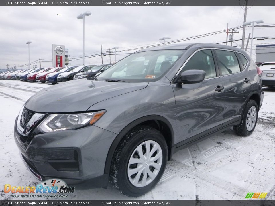2018 Nissan Rogue S AWD Gun Metallic / Charcoal Photo #8