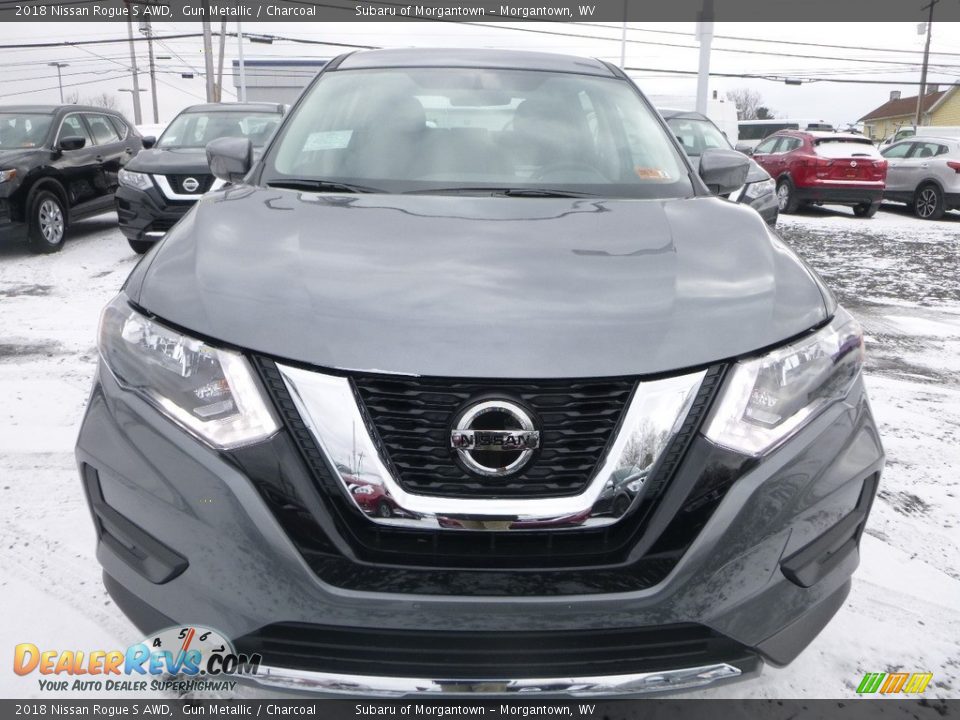 2018 Nissan Rogue S AWD Gun Metallic / Charcoal Photo #9
