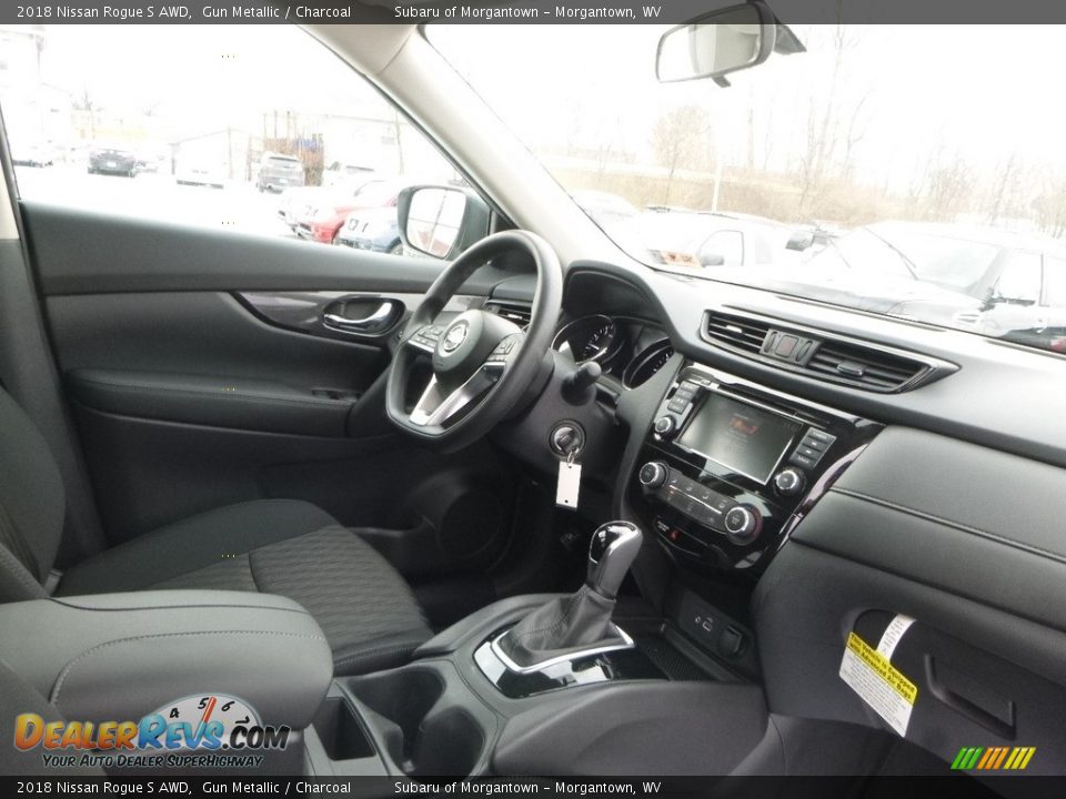 2018 Nissan Rogue S AWD Gun Metallic / Charcoal Photo #11