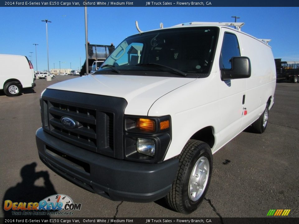 2014 Ford E-Series Van E150 Cargo Van Oxford White / Medium Flint Photo #1