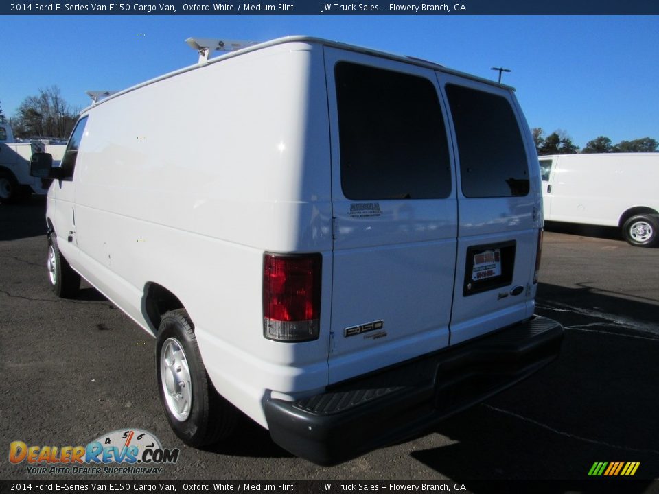 2014 Ford E-Series Van E150 Cargo Van Oxford White / Medium Flint Photo #3
