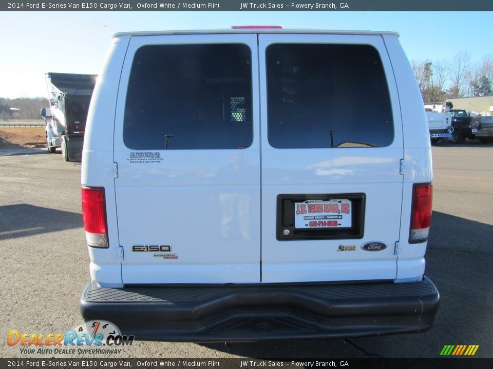 2014 Ford E-Series Van E150 Cargo Van Oxford White / Medium Flint Photo #4
