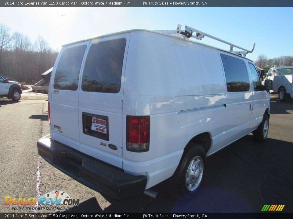 2014 Ford E-Series Van E150 Cargo Van Oxford White / Medium Flint Photo #5