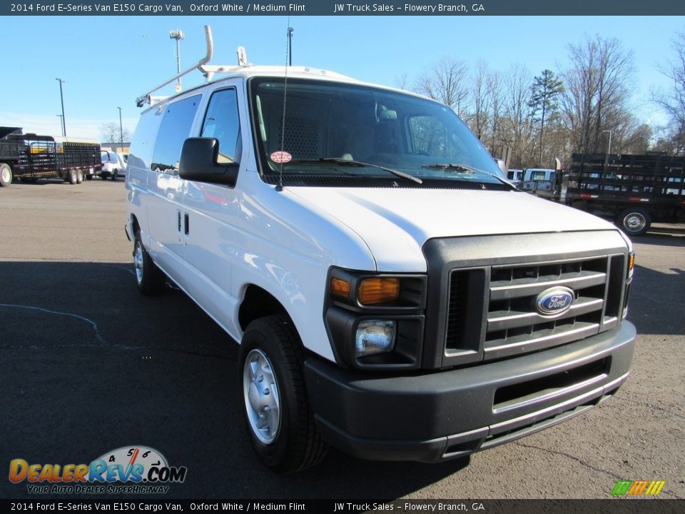2014 Ford E-Series Van E150 Cargo Van Oxford White / Medium Flint Photo #7