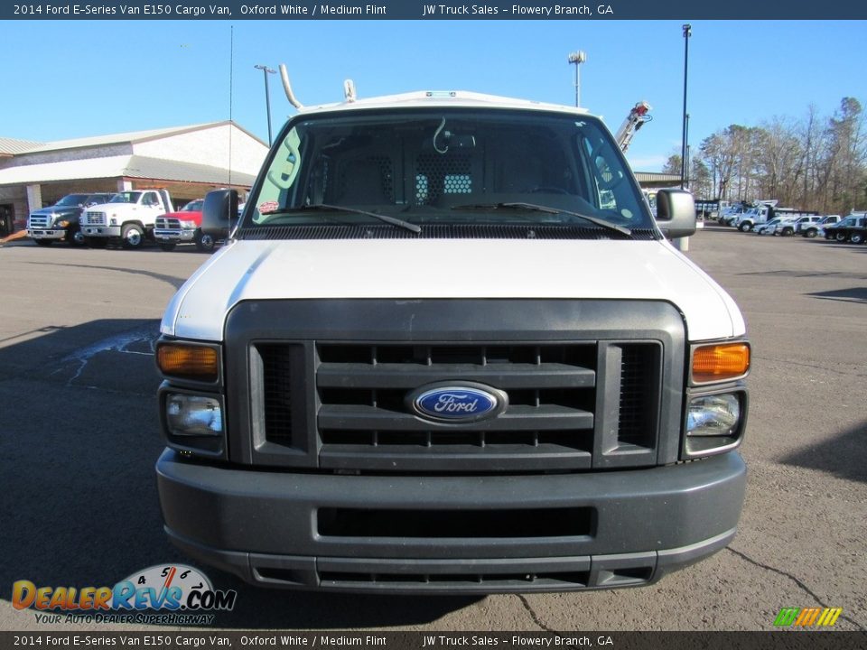 2014 Ford E-Series Van E150 Cargo Van Oxford White / Medium Flint Photo #8