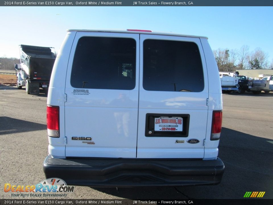 2014 Ford E-Series Van E150 Cargo Van Oxford White / Medium Flint Photo #9