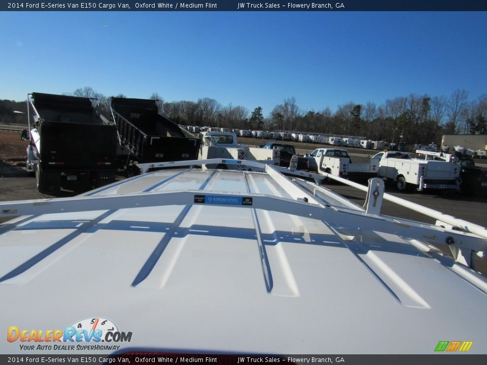 2014 Ford E-Series Van E150 Cargo Van Oxford White / Medium Flint Photo #12