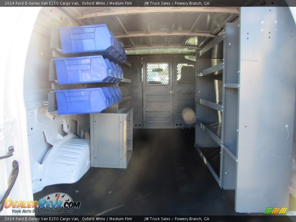 2014 Ford E-Series Van E150 Cargo Van Oxford White / Medium Flint Photo #14