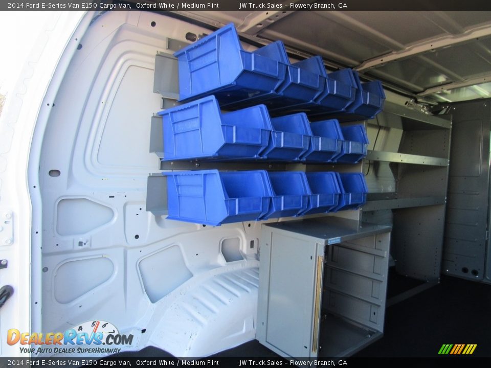 2014 Ford E-Series Van E150 Cargo Van Oxford White / Medium Flint Photo #15