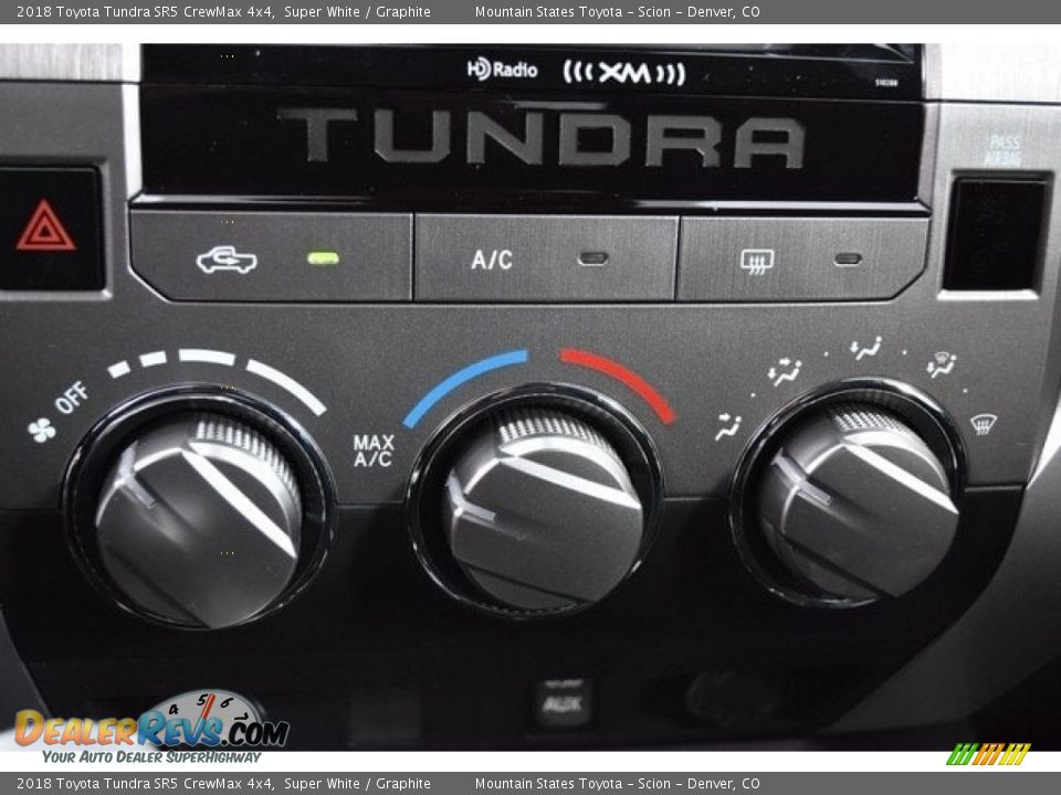 2018 Toyota Tundra SR5 CrewMax 4x4 Super White / Graphite Photo #29