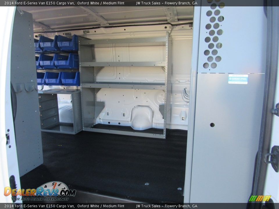 2014 Ford E-Series Van E150 Cargo Van Oxford White / Medium Flint Photo #18