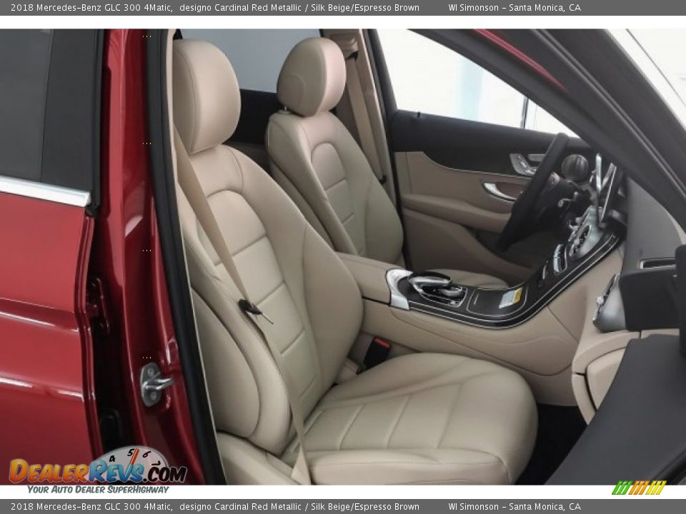 2018 Mercedes-Benz GLC 300 4Matic designo Cardinal Red Metallic / Silk Beige/Espresso Brown Photo #2