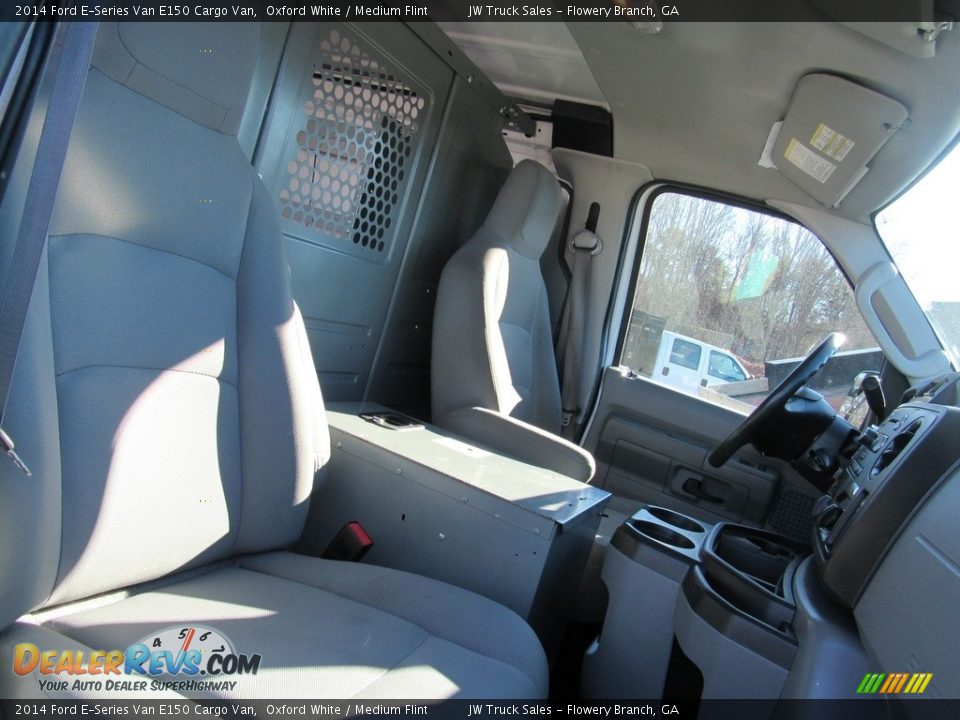 2014 Ford E-Series Van E150 Cargo Van Oxford White / Medium Flint Photo #23