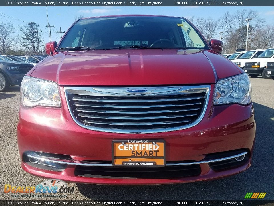 2016 Chrysler Town & Country Touring Deep Cherry Red Crystal Pearl / Black/Light Graystone Photo #2