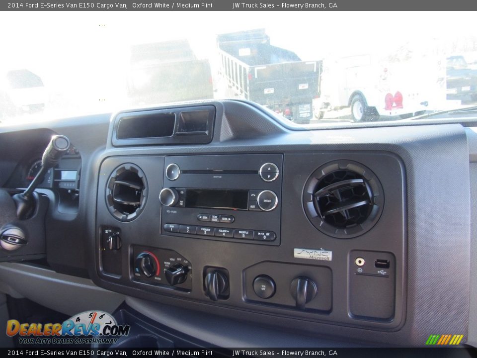 2014 Ford E-Series Van E150 Cargo Van Oxford White / Medium Flint Photo #26