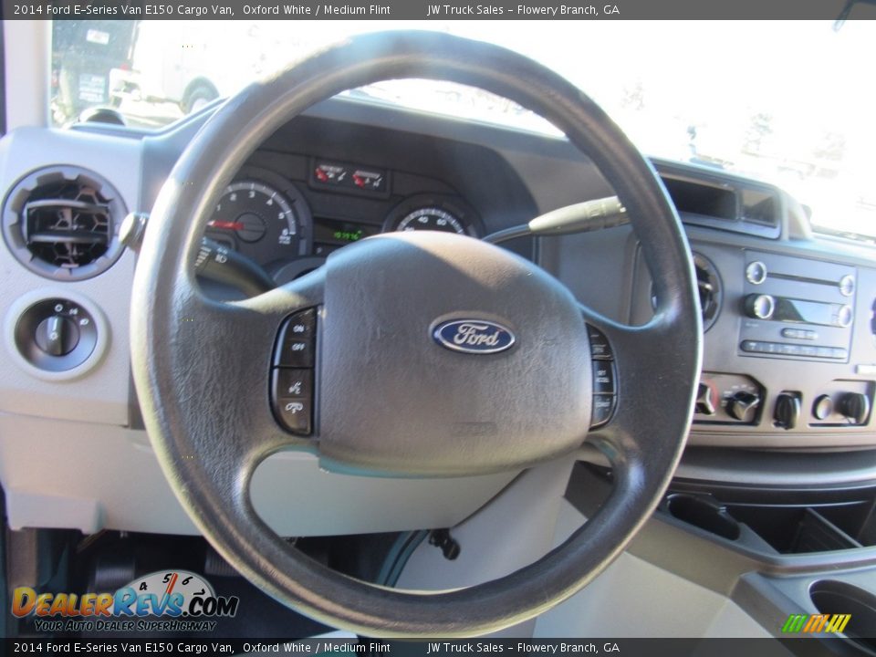 2014 Ford E-Series Van E150 Cargo Van Oxford White / Medium Flint Photo #29