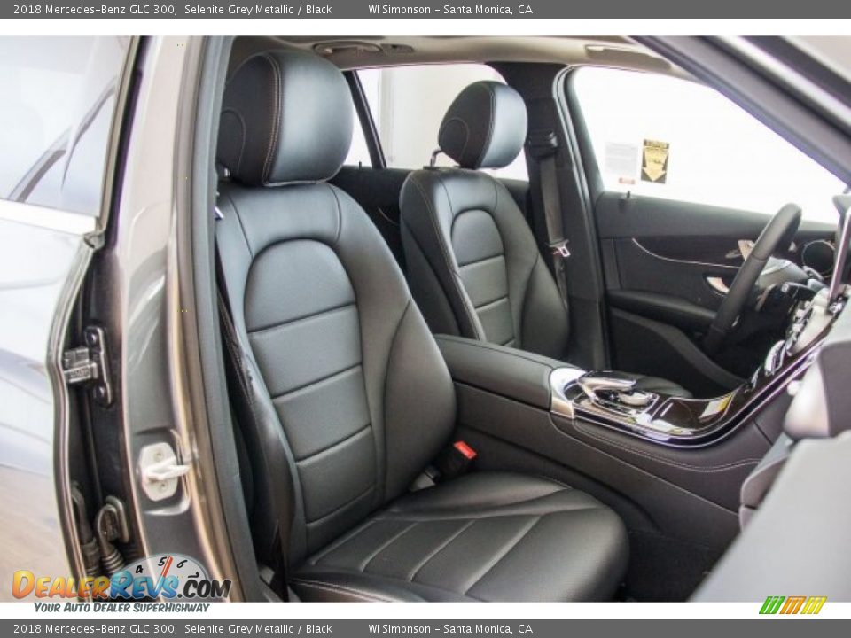 2018 Mercedes-Benz GLC 300 Selenite Grey Metallic / Black Photo #2