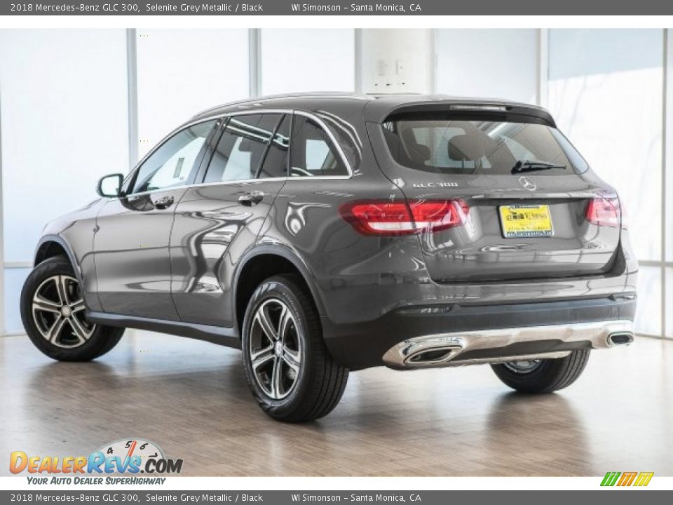 2018 Mercedes-Benz GLC 300 Selenite Grey Metallic / Black Photo #3