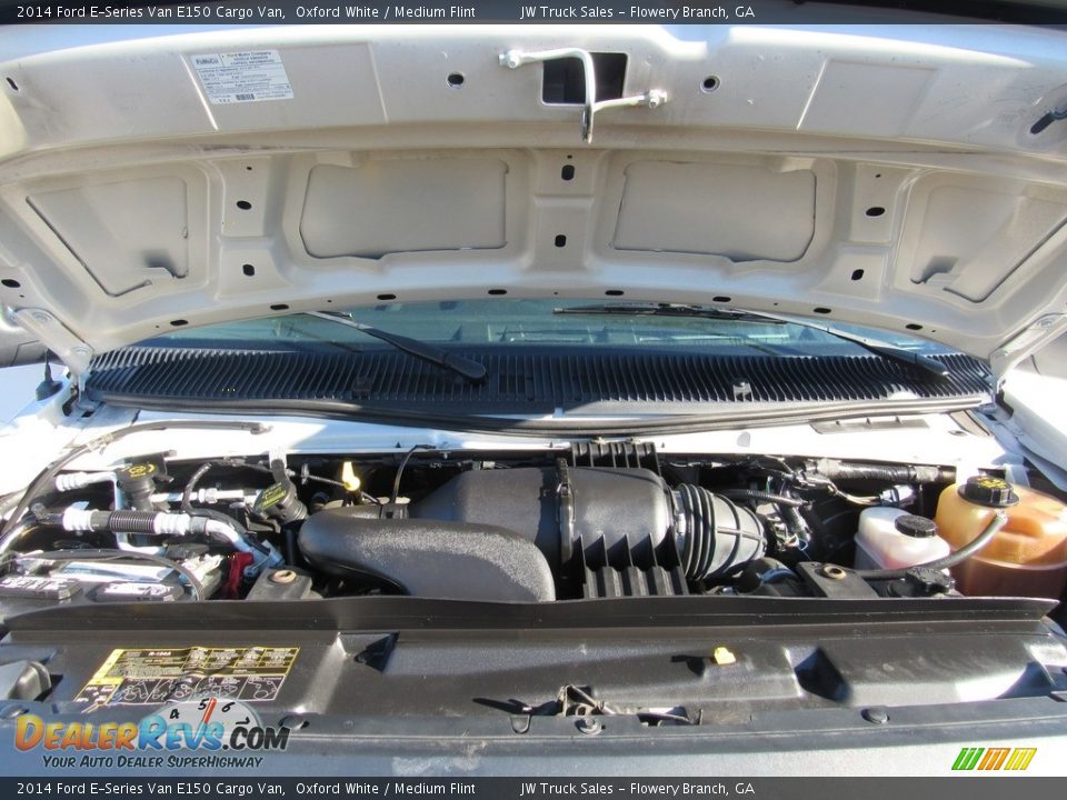 2014 Ford E-Series Van E150 Cargo Van Oxford White / Medium Flint Photo #36