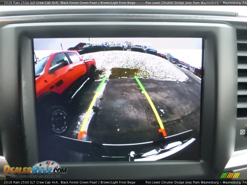 2018 Ram 2500 SLT Crew Cab 4x4 Black Forest Green Pearl / Brown/Light Frost Beige Photo #18