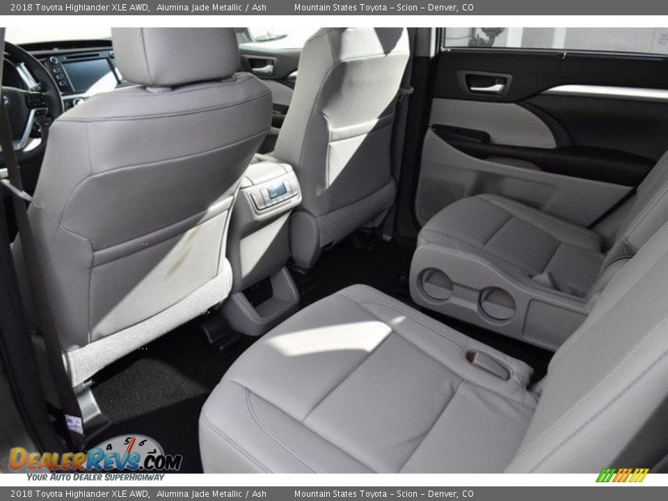 2018 Toyota Highlander XLE AWD Alumina Jade Metallic / Ash Photo #14