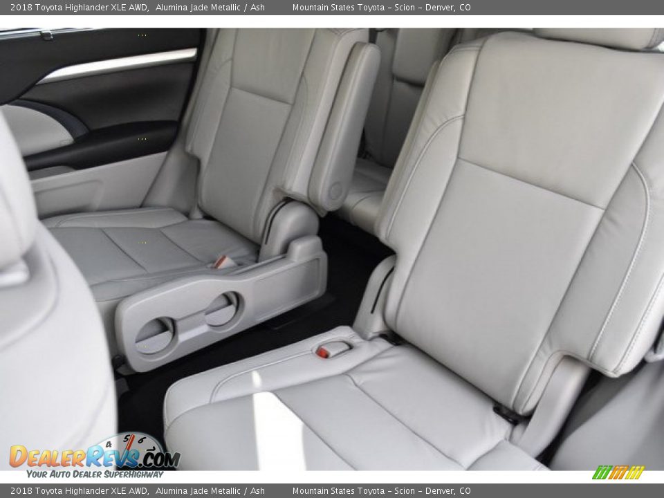 2018 Toyota Highlander XLE AWD Alumina Jade Metallic / Ash Photo #16