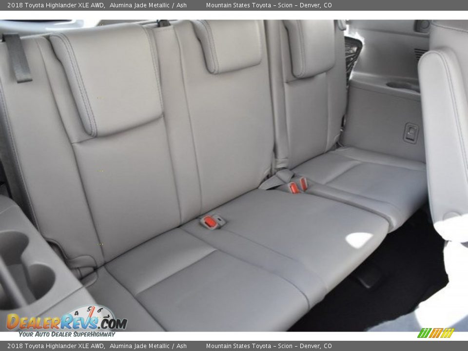2018 Toyota Highlander XLE AWD Alumina Jade Metallic / Ash Photo #21