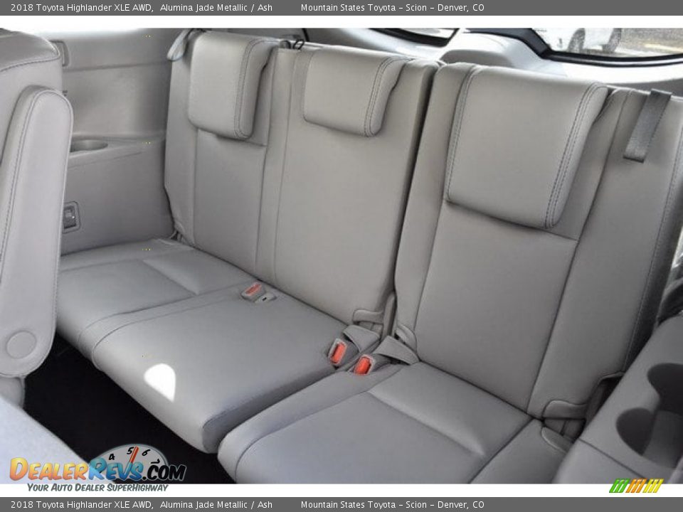 2018 Toyota Highlander XLE AWD Alumina Jade Metallic / Ash Photo #22