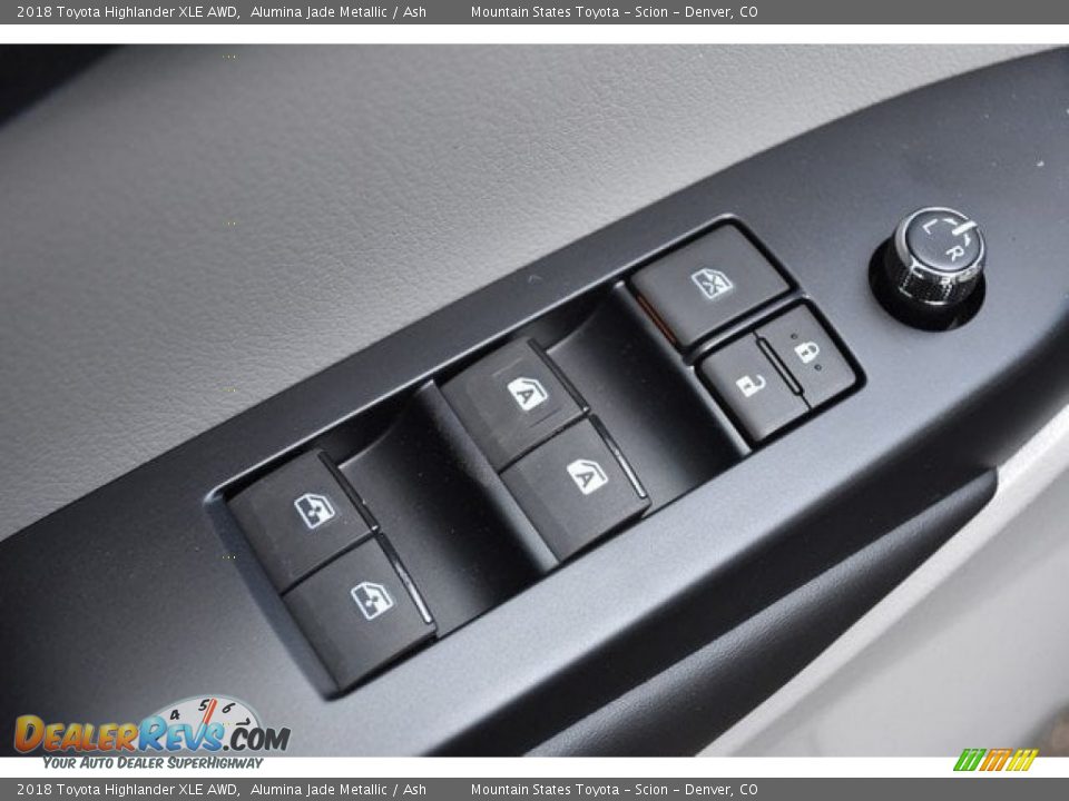 2018 Toyota Highlander XLE AWD Alumina Jade Metallic / Ash Photo #27
