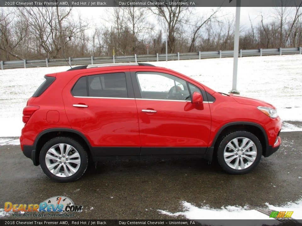 2018 Chevrolet Trax Premier AWD Red Hot / Jet Black Photo #2
