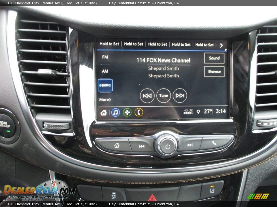 2018 Chevrolet Trax Premier AWD Red Hot / Jet Black Photo #6