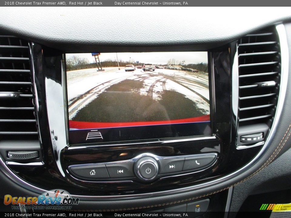 2018 Chevrolet Trax Premier AWD Red Hot / Jet Black Photo #7