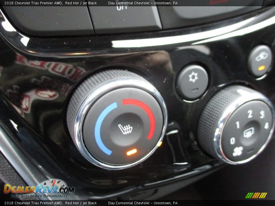 2018 Chevrolet Trax Premier AWD Red Hot / Jet Black Photo #8