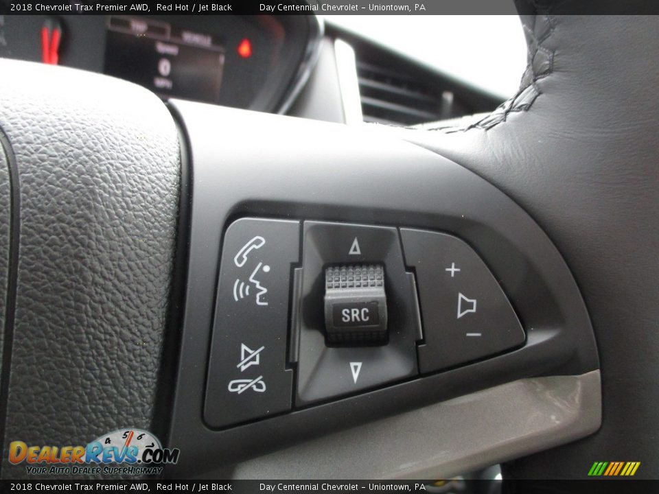 2018 Chevrolet Trax Premier AWD Red Hot / Jet Black Photo #9