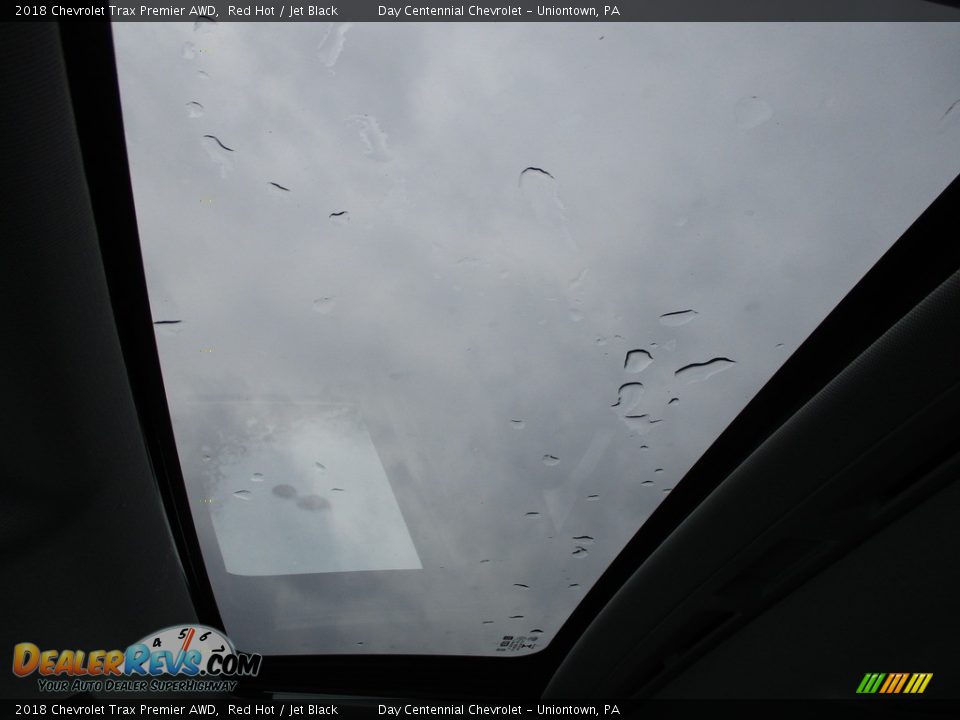 2018 Chevrolet Trax Premier AWD Red Hot / Jet Black Photo #10