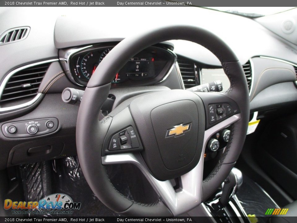 2018 Chevrolet Trax Premier AWD Red Hot / Jet Black Photo #13