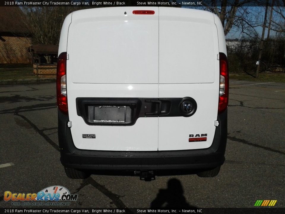 2018 Ram ProMaster City Tradesman Cargo Van Bright White / Black Photo #7