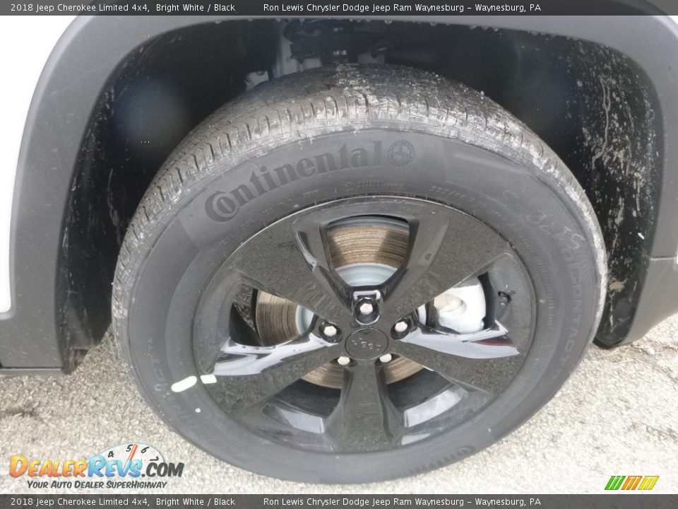 2018 Jeep Cherokee Limited 4x4 Bright White / Black Photo #9