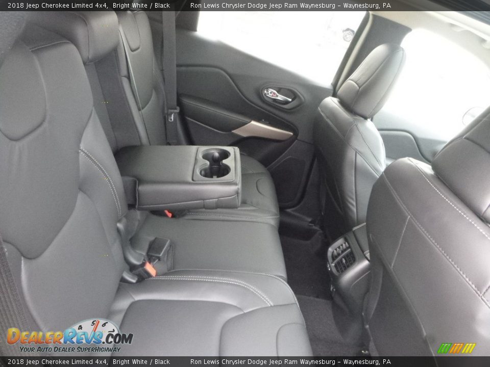 2018 Jeep Cherokee Limited 4x4 Bright White / Black Photo #13